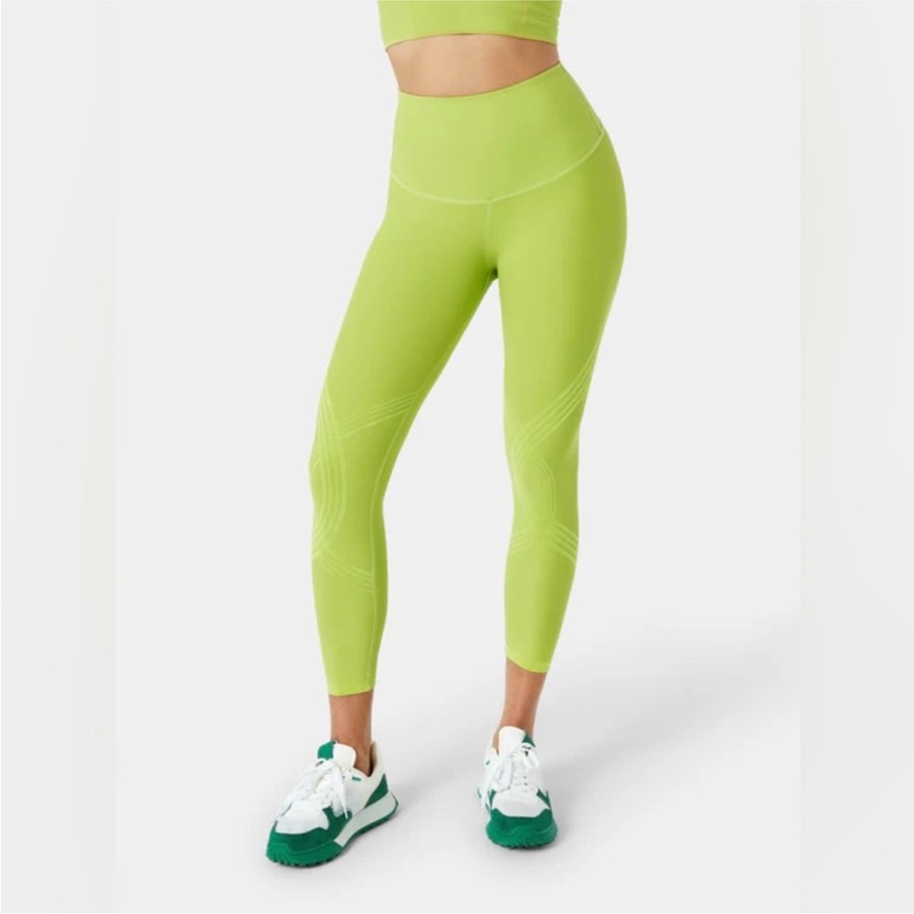 Fanka body sculpt leggings in lime green size Small